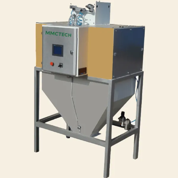 MMCTECH flow scale feeding system for precision seed processing and product flow control