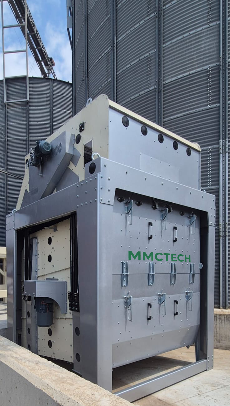 MMCTECH Orbit seed pre-cleaner for food-grade seed cleaning and grain processing