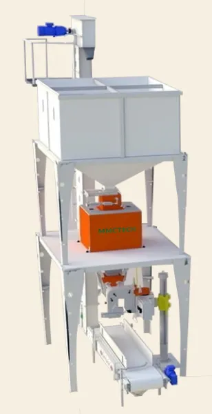 MMCTECH semi-automatic seed bagging machine for 10 to 110 lbs food-grade packaging