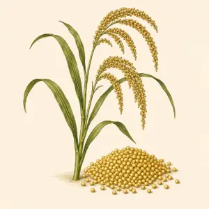 Food-grade millet processing for flour and specialty food applications