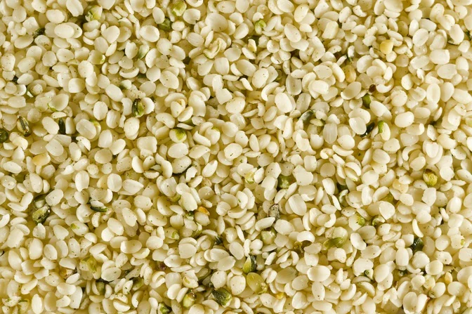 MMCTECH hemp hearts produced at Perry-Dice Organics through hemp seed dehulling systems