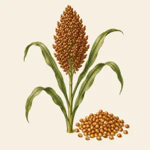 Food-grade sorghum processing for gluten-free food and flour applications